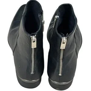 River Island Two zip up Men boot in black Leather Size 9 UK, 10 USA River Island Boots for Women for sale | eBay main image 4